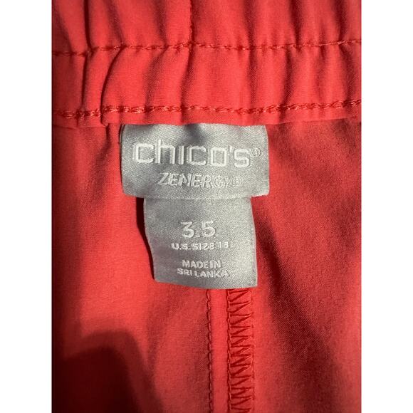 Chico's Zenergy Pull On‎ Coral Shorts Size 18 (small flaw) - Picture 3 of 5